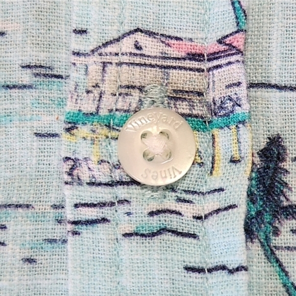 *HOST PICK * Vineyard Vines Boys L Whale Shirt “Whale Island” Coastal Print - Picture 6 of 10